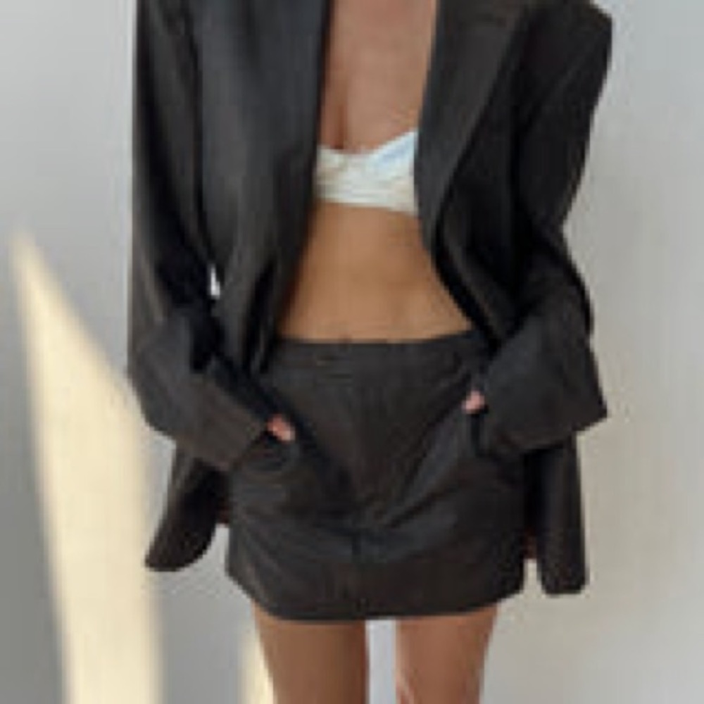 Havre Studio Blazer- Brown Linen/Silk (New and Unworn)